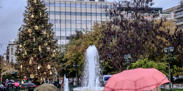 Καιρός Χριστουγέννων: Βροχές και καταιγίδες σε 6 περιοχές – Επικαιροποιήθηκε το έκτακτο δελτίο επιδείνωσης