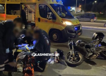 Τροχαίο με εγκατάλειψη στα Χανιά: Σοβαρά τραυματισμένος οδηγός μηχανής