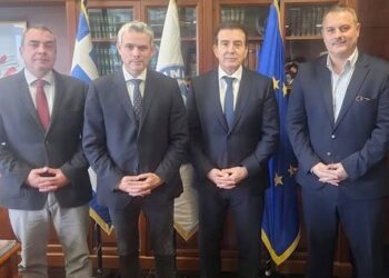 Η ολοκλήρωση του νέου κτιρίου της Α.Δ. Αιτωλίας και η ενίσχυση στο επίκεντρο της συνάντησης στο Υπουργείο Προστασίας του Πολίτη