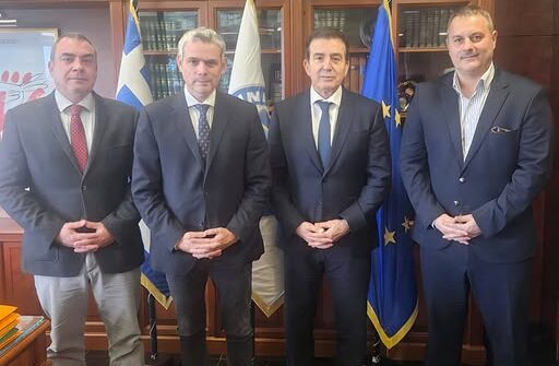 Η ολοκλήρωση του νέου κτιρίου της Α.Δ. Αιτωλίας και η ενίσχυση στο επίκεντρο της συνάντησης στο Υπουργείο Προστασίας του Πολίτη