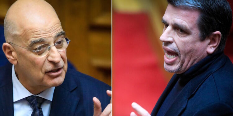 Η «γαλάζια» κόντρα Καιρίδη – Δένδια συνεχίστηκε και στο καφενείο της Βουλής: «Εγώ δεν είμαι Μπογδάνος»