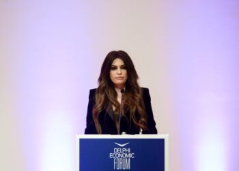 Η Κίμπερλι Γκιλφόιλ στην Εθνική Πινακοθήκη σε εκδήλωση με κεντρικό πρόσωπο τον Στίβεν Μάιραν