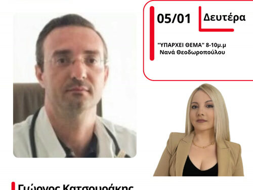 Ο Πνευμονολόγος – Φυματιολόγος Γιώργος Κατσουράκης στον Energy 94.2