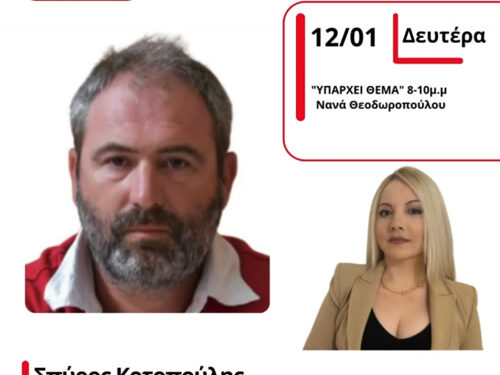 Ο Πρόεδρος της ΟΑΣ, Σπύρος Κοτοπούλης στον Energy 94.2