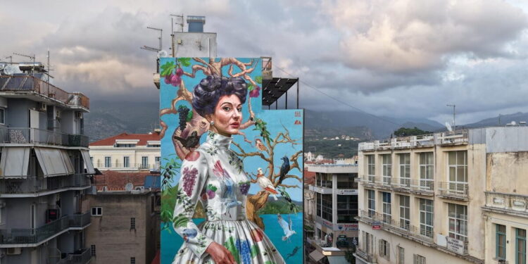 Καλαμάτα: Η τοιχογραφία της Μαρίας Κάλλας η κορυφαία στον κόσμο για το 2025 από το Street Art Cities