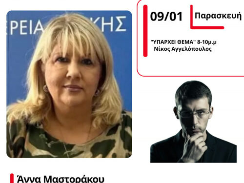 Η Αντιπεριφερειάρχης Υγείας, Αντιπρόεδρος του Πανελλήνιου Ιατρικού Συλλόγου, Άννα Μαστοράκου στον Energy 94.2