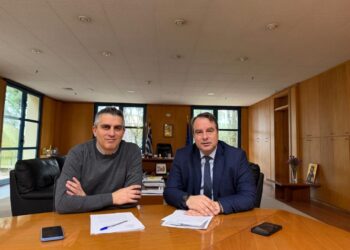 Θανάσης Παπαθανάσης: Συνάντηση με τον Υπουργό Υποδομών και Μεταφορών Χρίστο Δήμα – Σχεδιασμός και δρομολόγηση παρεμβάσεων για την Αιτωλοακαρνανία