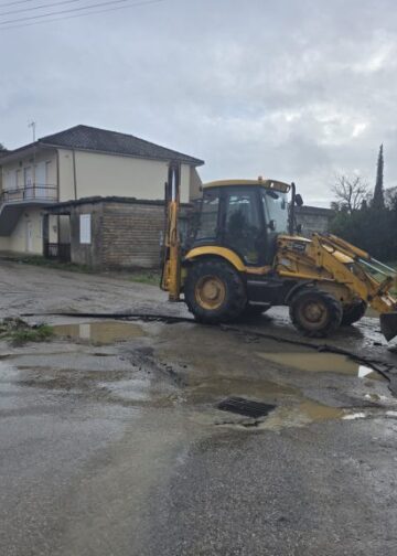 Ηλεία: Zημιές σε δρόμους και καλλιέργειες σε κοινότητες της Ολυμπίας