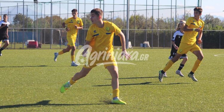 Παναιτωλικός: Νίκη για την Κ15 κόντρα στον Άρη, ισόπαλη η Κ19, διακόπηκε ο αγώνας των Κ17