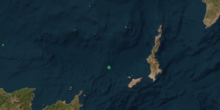 Σεισμός 3,2 Ρίχτερ ανοιχτά από την Κάσο – Στα 22,5 χιλιόμετρα το εστιακό βάθος