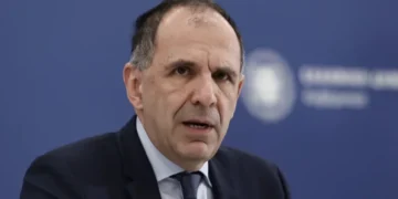 Συνάντηση του Γιώργου Γεραπετρίτη με τον υπουργό Εξωτερικών της Γερμανίας Γιόχαν Βάντεφουλ