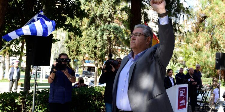 Κουτσούμπας: Το Μπλόκο της Καλογρέζας στέλνει μήνυμα στις σημερινές γενιές να συνεχίσουν τον αγώνα ενάντια στον ιμπεριαλιστικό πόλεμο