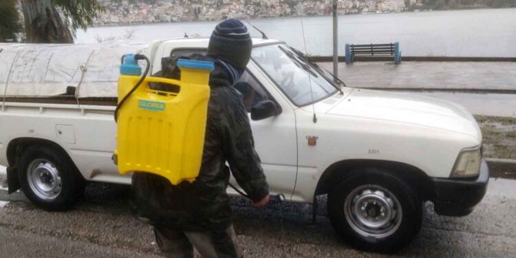 Αμφιλοχία: Σταθμός απολύμανσης οχημάτων στην ανατολική έξοδο προς τα σφαγεία